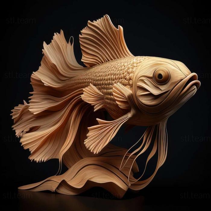 3D model Comet fish fish (STL)